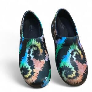 Crocs tie dye clogs size 8